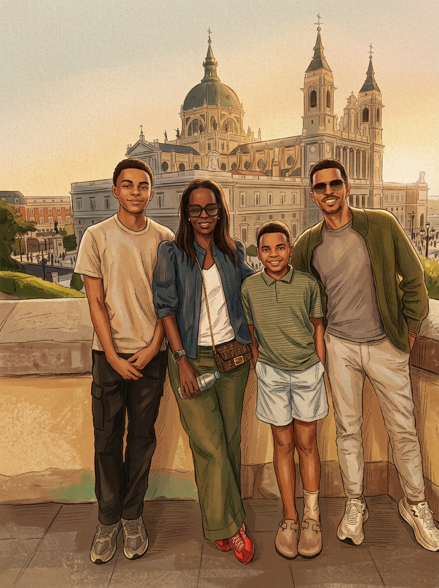 A warm family moment